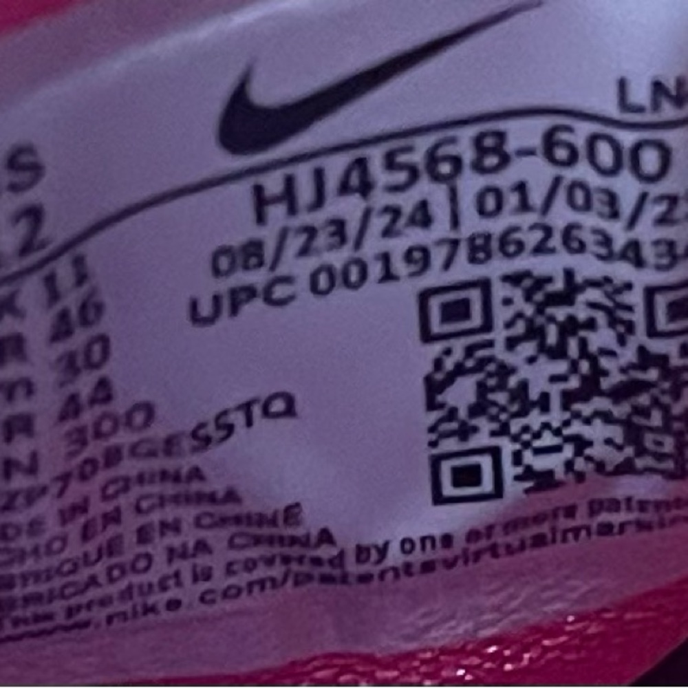 New Nike Alpha Menace 4 Pro NRG Racer Pink Football Cleats HJ4568-600 - Picture 8 of 9